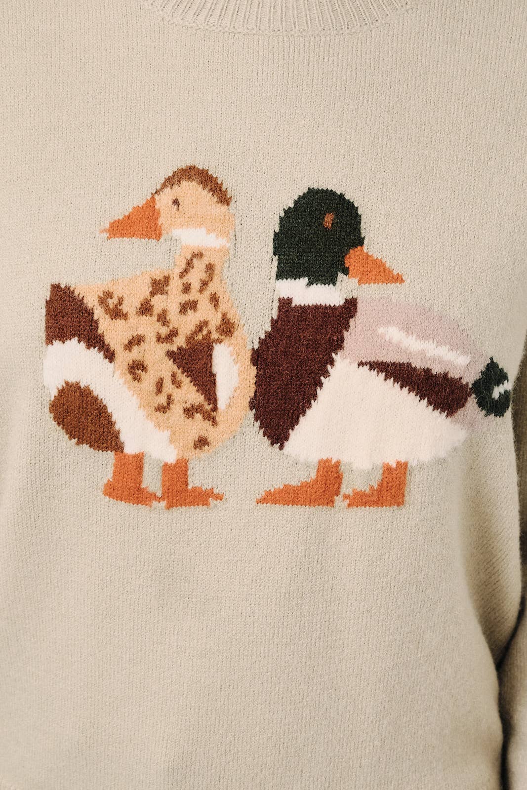 "MALLARD 🦆DUCK" Dusty Green Sweatshirt