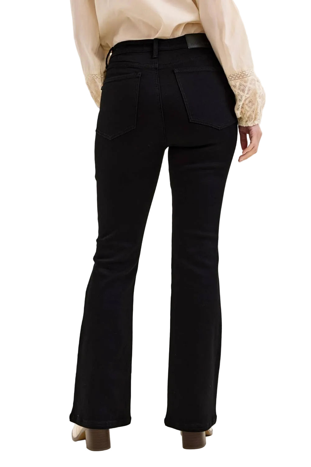 Black HW T.C. Bootcut Jean