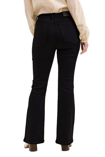 Black HW T.C. Bootcut Jean