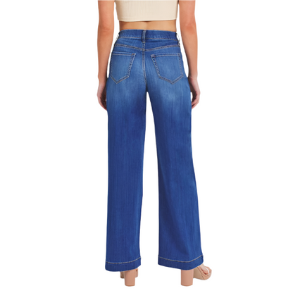 NEW! Comfort Medium High Rise Pull-On Wide Jean (Pre-Order)