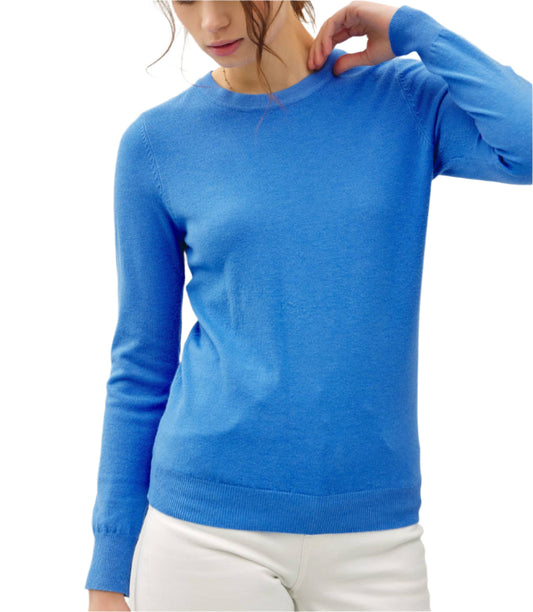 Blue LBL Basic Soft Spring Sweater