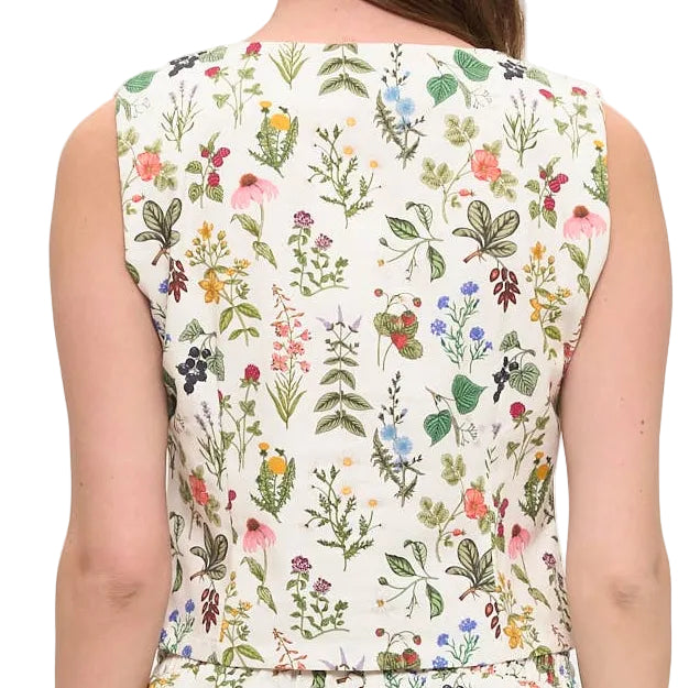 Floral Garden Vest