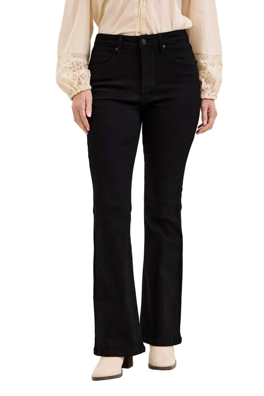 Black HW T.C. Bootcut Jean