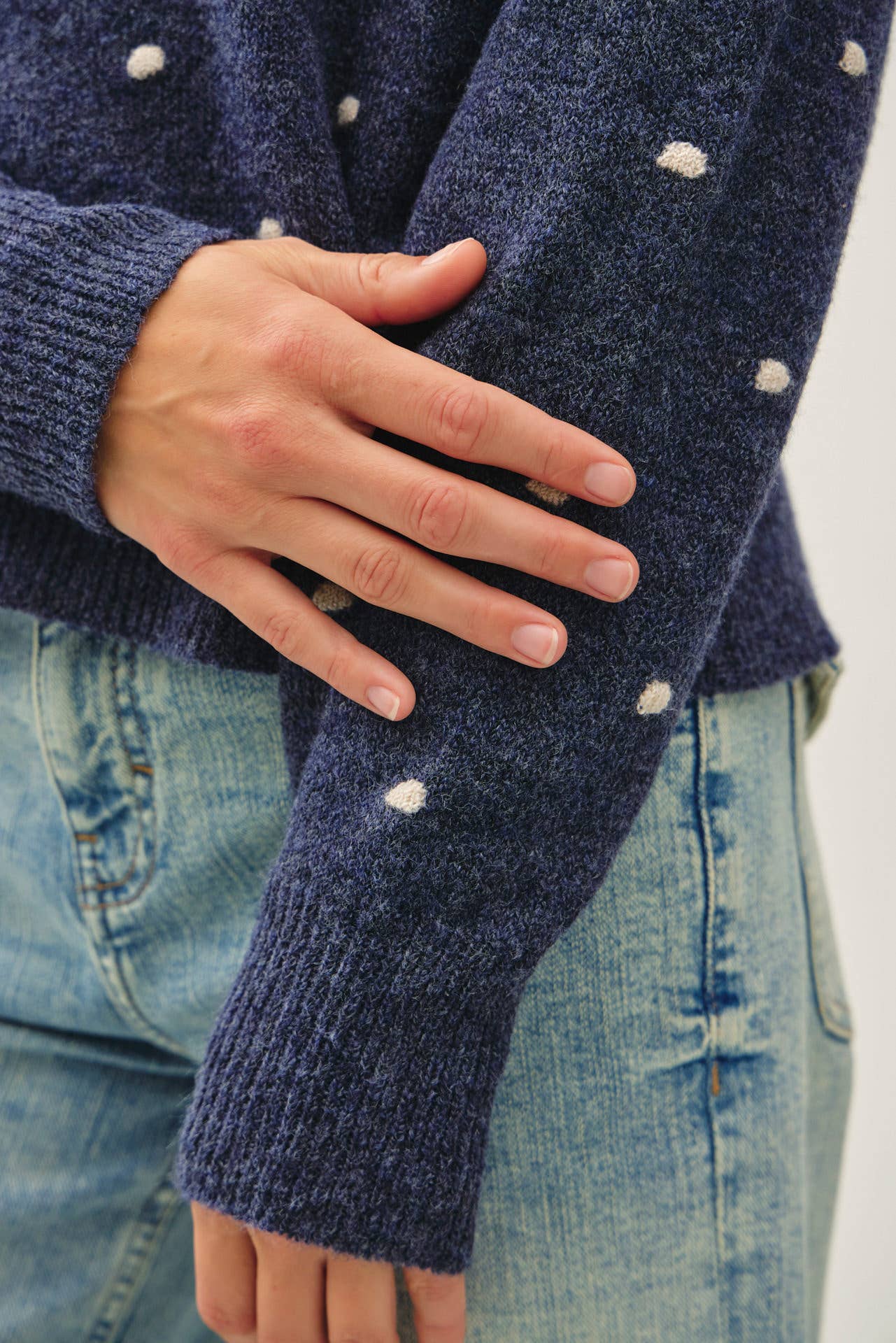 Cozy Indigo Sweater