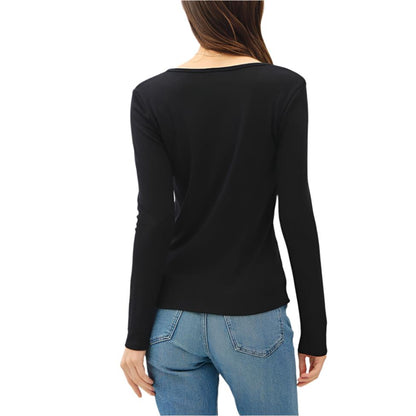 Black Knit Tee