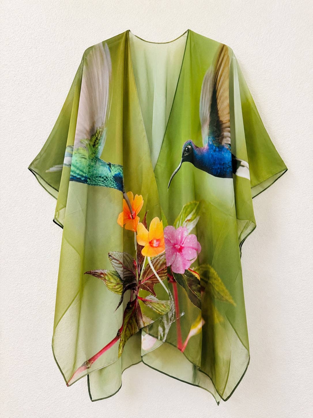 Hummingbird Floral Kimono